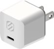 Scosche - PowerVolt 30W Mini Cube USB-C PPS Fast Wall Charger - White