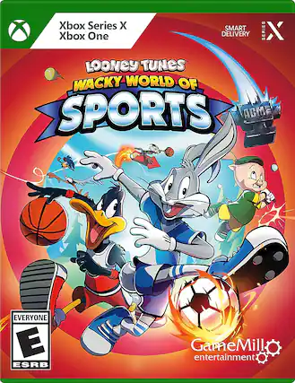 Xbox Series X Xbox One SMART DELIVERY SERIES X LOONEY TUNES WACKY WORLD OF SPORTS EVERYONE E ESRB GameMill entertainment - E (Everyone)