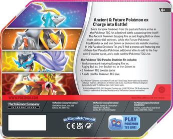 pokemon paradox destinies card list Tin (Random) MHDEALSPLUS and a code card for Pokmon TCG Live. Pokmon Trading Card Game: Paradox
