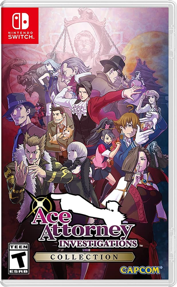 Nintendo Switch. Ace Attorney Teen Investigations TM Collection. ESRB Rating: Capcom.