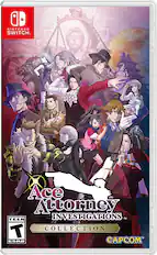 Nintendo Switch. Ace Attorney Teen Investigations TM Collection. ESRB Rating: Capcom.