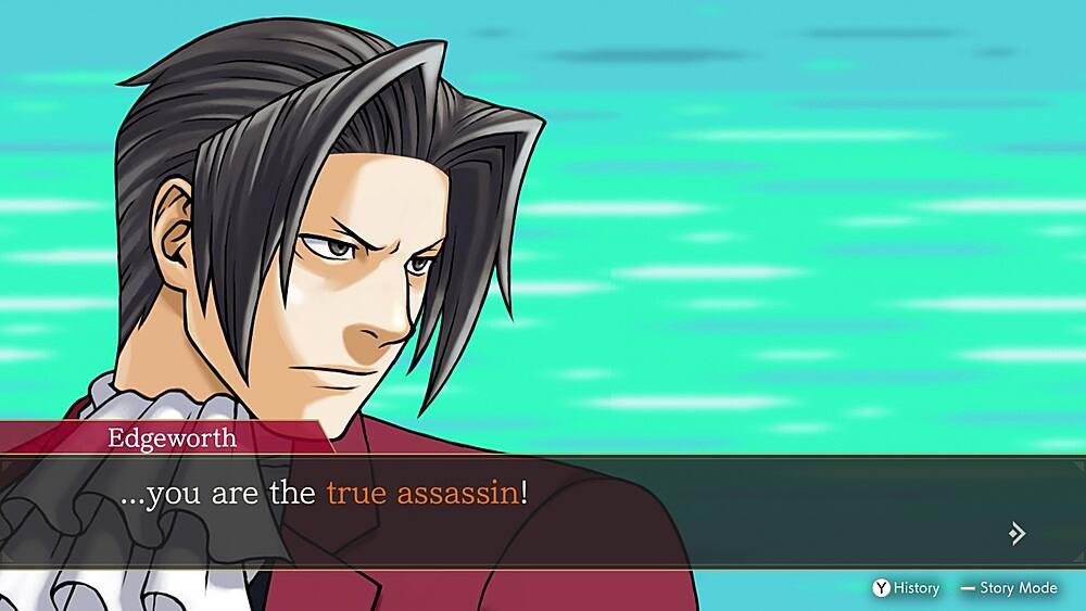 Edgeworth ...you are the true assassin! Y History - Story Mode