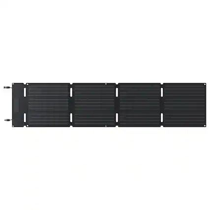 Front. EcoFlow - 60W Solar Panel - Black.