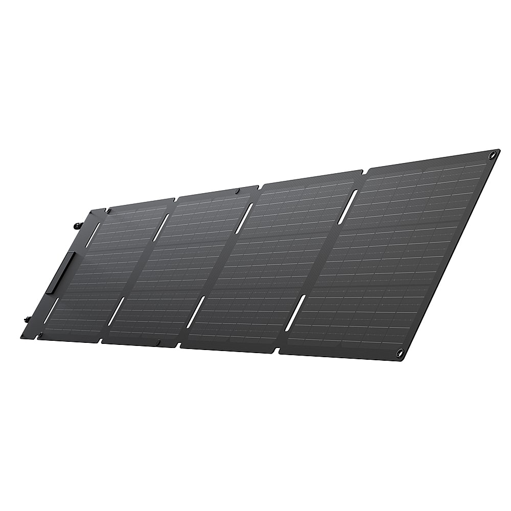 Alt View 1. EcoFlow - 60W Solar Panel - Black.
