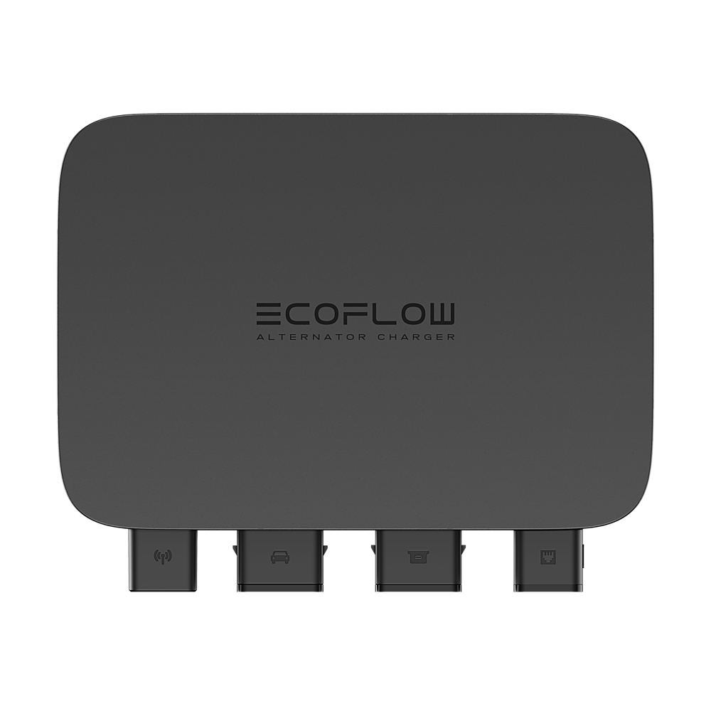 EcoFlow - 800W Alternator Charger - Black - Front_Zoom