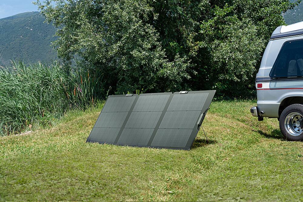 Alt View 17. EcoFlow - NextGen 160W Portable Solar Panel - Black.
