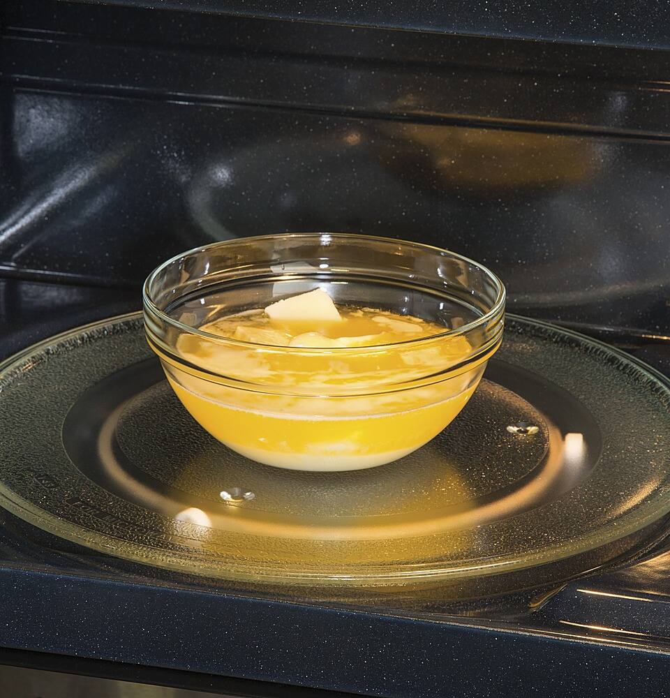 Alt View 12. GE - 1.9 Cu. Ct. Over-the-Range Microwave with Sensor Cooking and Steam Cleaning - Stainless Steel.