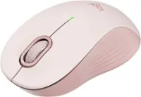 Logitech - Signature M550 Wireless Bluetooth Optical Ambidextrous Mouse with Silent Clicks - Wireless - Rose - Front_Zoom