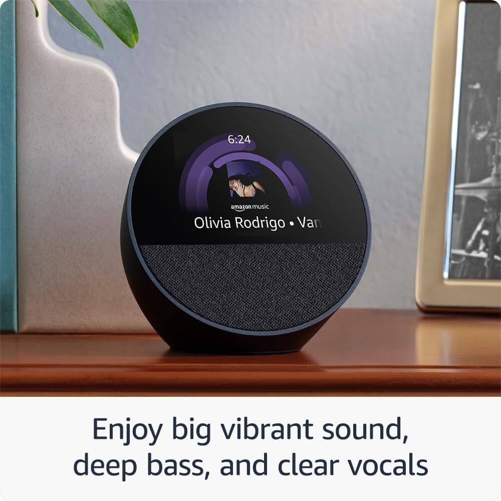 Enjoy big vibrant sound, deep bass, and clear vocals with Amazon Music.