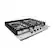 Left. LG - 24" Built-in Gas Cooktop with 4 Burners and 14K UltraHeat Burner - Stainless Steel.