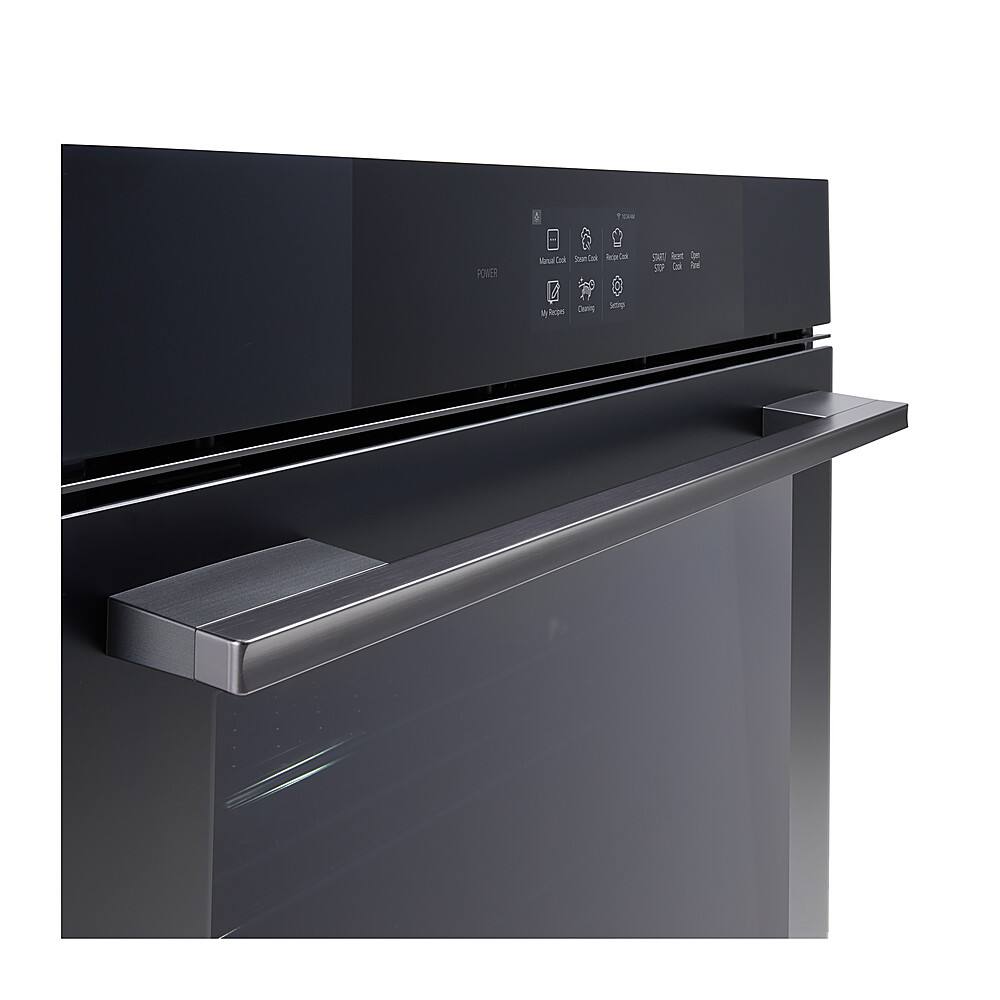 The text on the image is "Power - de S DR for D  bot 5  2 - kpe DA sp". This text is likely related to the settings or features of the oven, such as power, temperature, or cooking modes.