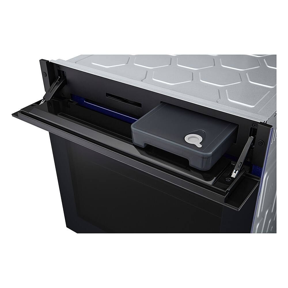 Alt View 19. LG - 24" Built-In Smart Single Electric True Convection Wall Oven with Steam Sous Vide - Matte Black.