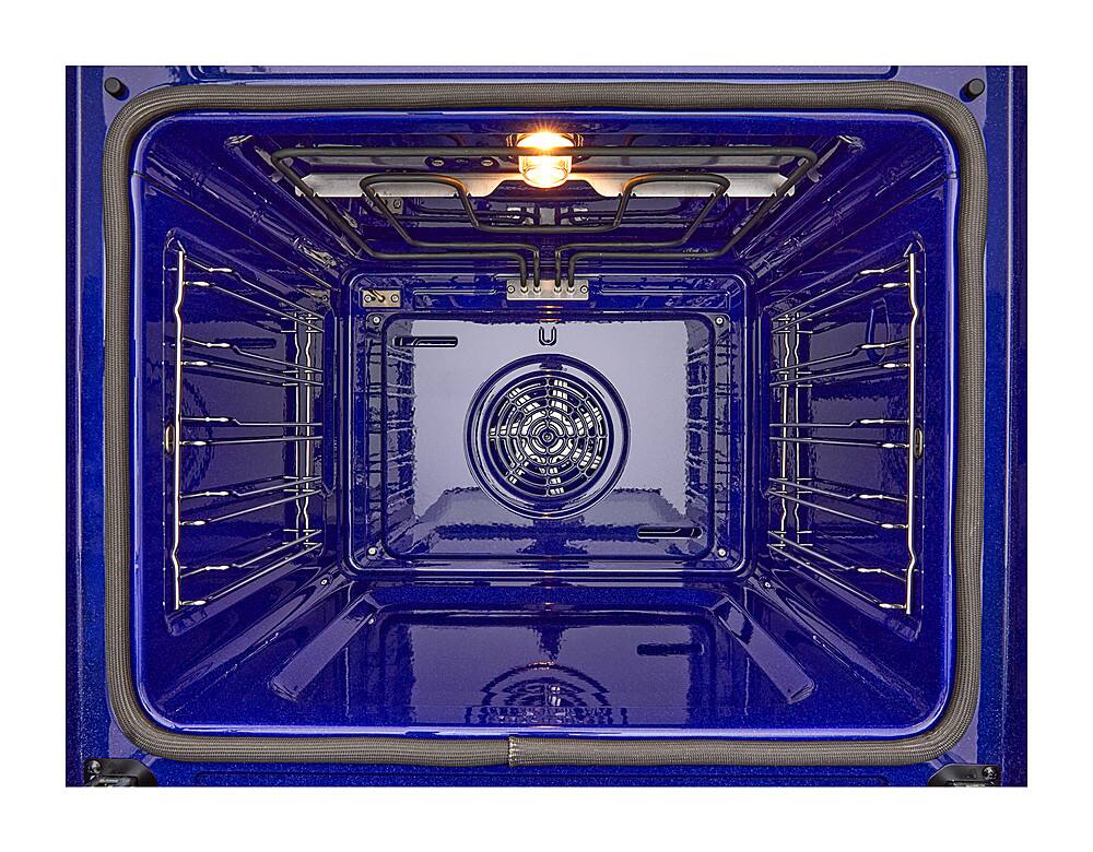 Alt View 17. LG - 24" Built-In Smart Single Electric True Convection Wall Oven with Air Fry - Black.