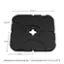 Positioned on Umbrella Cross Bar - Total Dimension 42"L X 42"L X 2.75" D