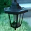 Alt View 13. Pure Garden - Pure Garden 26” Hanging Solar Coach Lights-2 Piece - Black.