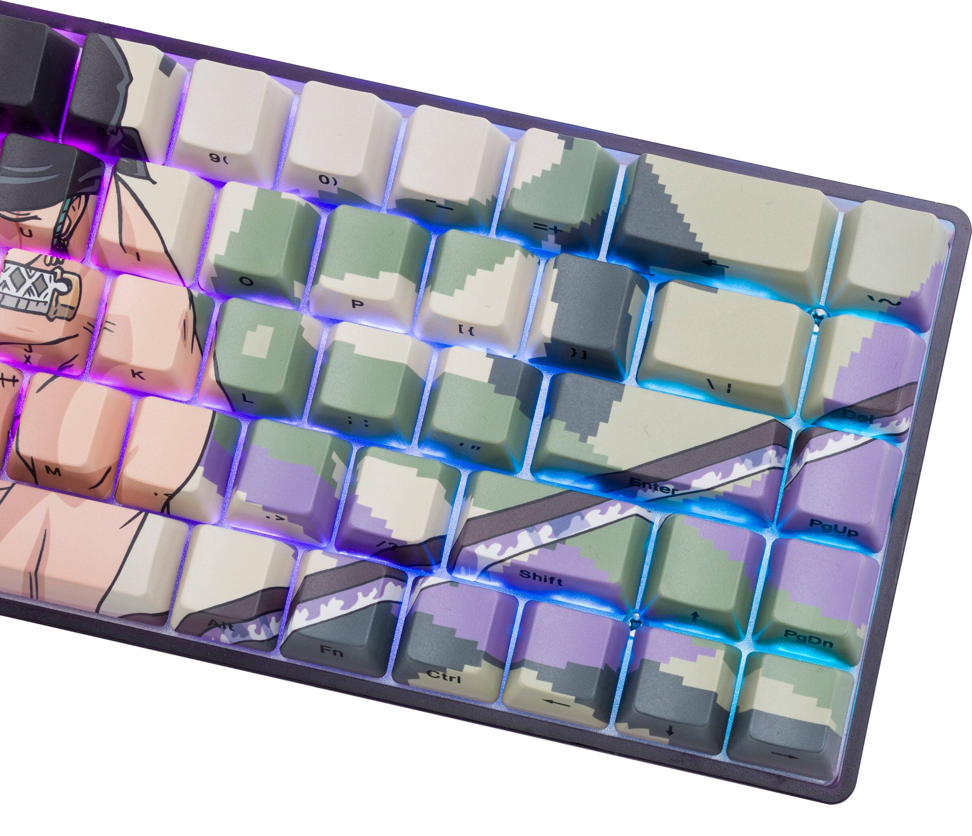 Alt View 18. Higround - Basecamp 65 Zoro 65% Wired Mechanical Lubed TTC Neptune Linear Switch Gaming Keyboard with RGB Backlighting - Green.