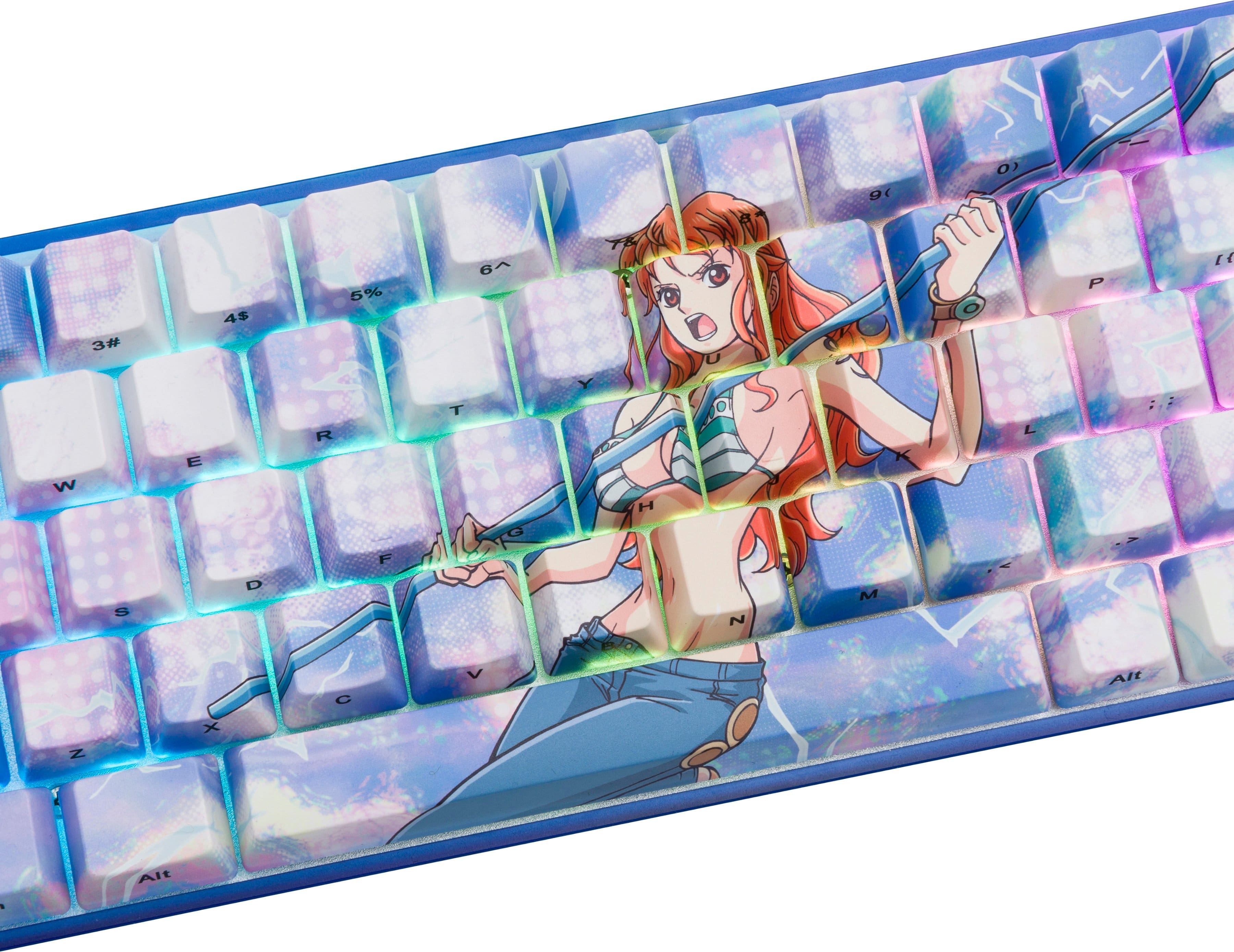 Alt View 16. Higround - Basecamp 65 Nami 65% Wired Mechanical Lubed TTC Neptune Linear Switch Gaming Keyboard with RGB Backlighting - Blue.