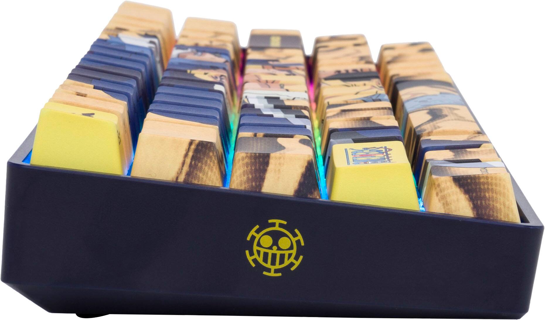 Alt View 14. Higround - Basecamp 65 Law 65% Wired Mechanical Lubed TTC Neptune Linear Switch Gaming Keyboard with RGB Backlighting - Yellow.