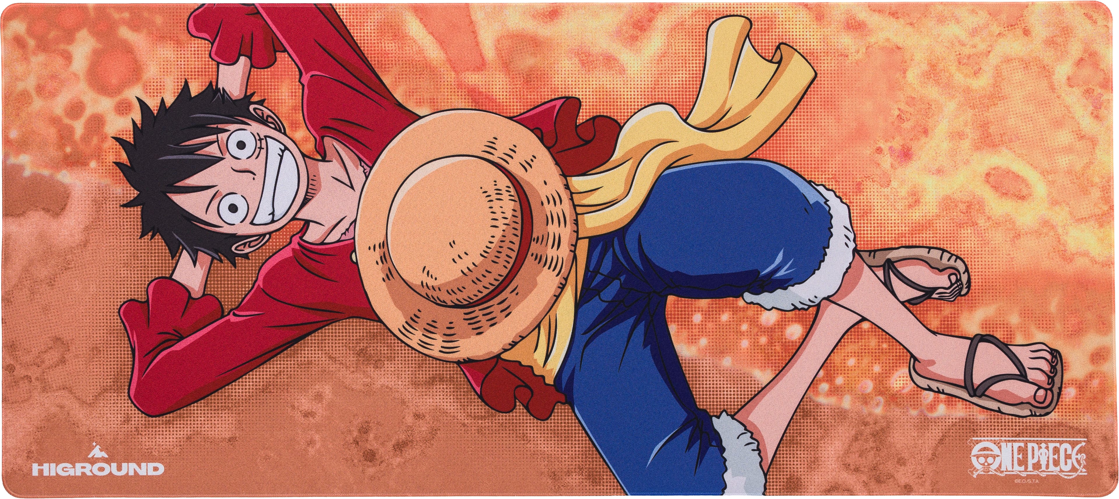 Front. Higround - Luffy Beach Mouse Pad XL - Red.