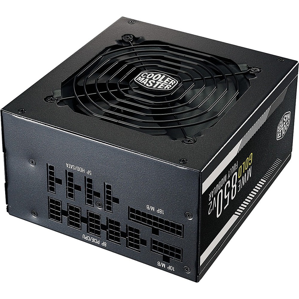 Alt View 19. Cooler Master - MWE Gold 850 W ATX12V/EPS12V Modular Power Supply - Black.