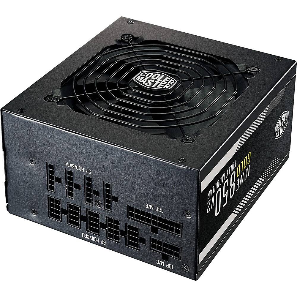 Alt View 19. Cooler Master - MWE Gold 850 W ATX12V/EPS12V Modular Power Supply - Black.