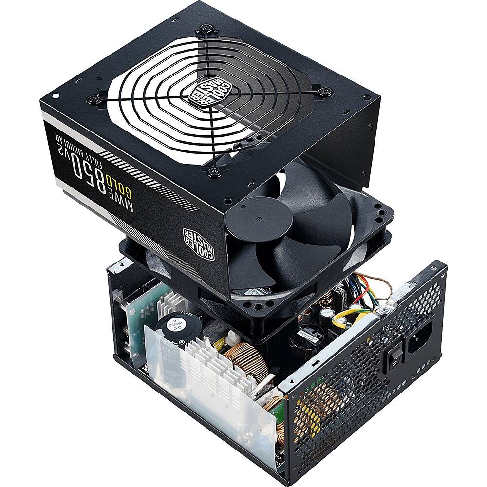 Alt View 20. Cooler Master - MWE Gold 850 W ATX12V/EPS12V Modular Power Supply - Black.