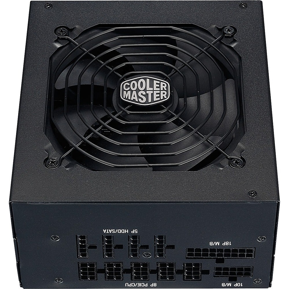 Alt View 22. Cooler Master - MWE Gold 850 W ATX12V/EPS12V Modular Power Supply - Black.
