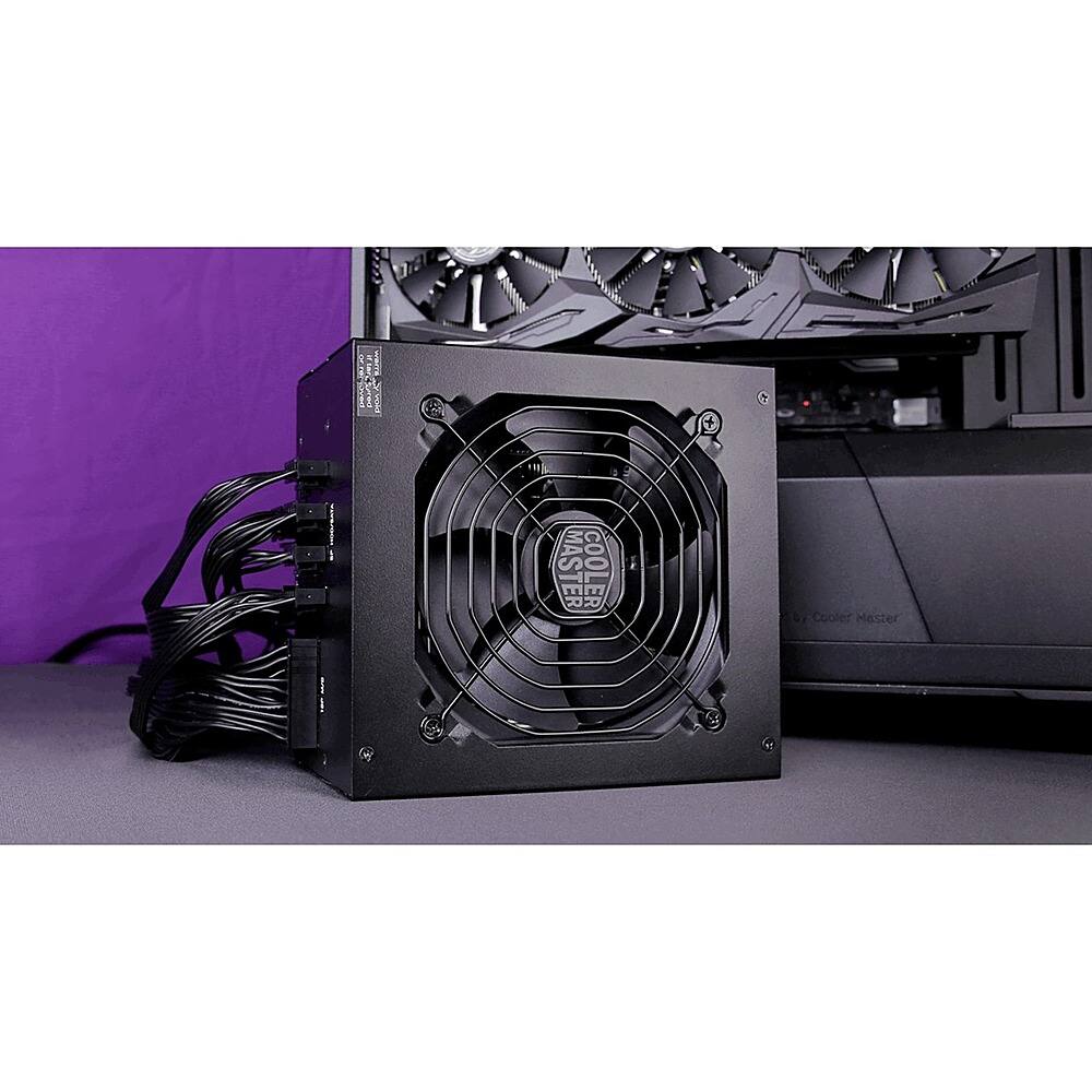 Alt View 30. Cooler Master - MWE Gold 850 W ATX12V/EPS12V Modular Power Supply - Black.