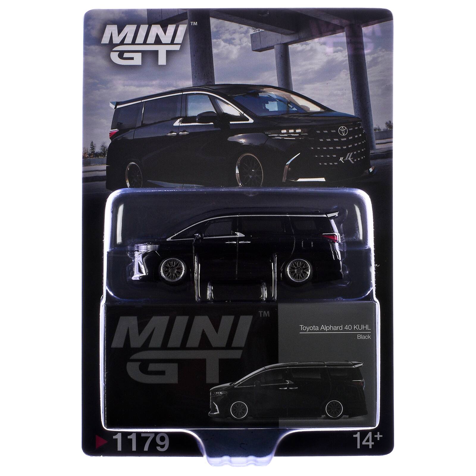 MINI GT  
TM Toyota Alphard 40 KUHL MINI Black GT  
1179  
A  
14+