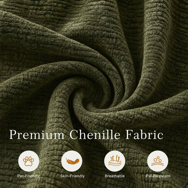 Premium Chenille Fabric

- Pet-Friendly
- Skin-Friendly
- Breathable
- Pill-Resistant