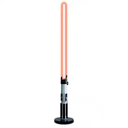 Front. Ukonic - Star Wars Darth Vader Lightsaber Standing Lamp | 5 Feet Tall - Red.