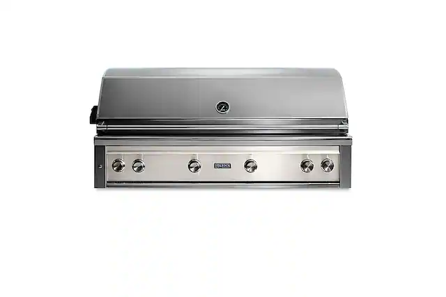Angle. Lynx - Professional 54-inch Built-In Gas Grill - Glacier.