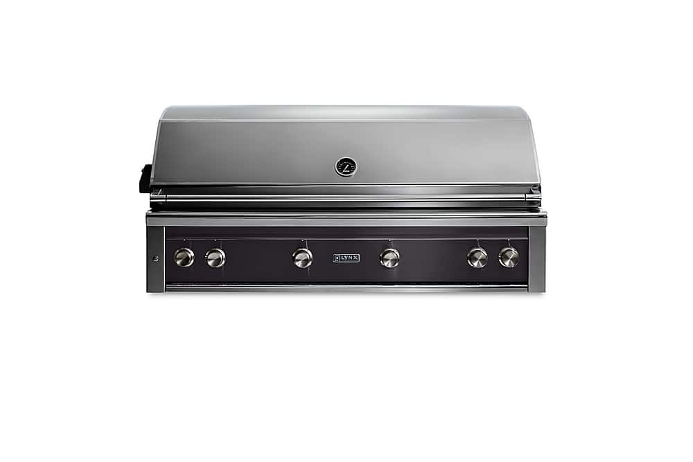 Angle. Lynx - Professional 54-inch Built-In Gas Grill - Obsidian.