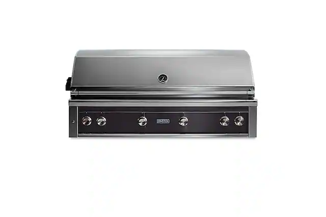 Angle. Lynx - Professional 54-inch Built-In Gas Grill - Obsidian.
