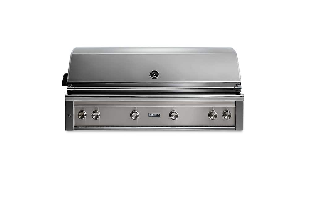 Angle. Lynx - Professional 54-inch Built-In Gas Grill - Limestone.