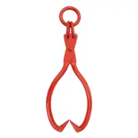Earth Worth - 25-inch Skidding Tongs with Ring - Red - Front_Zoom