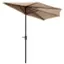 Front. Villacera - Villacera 9FT Half Patio Umbrella, Beige - Beige.