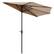 Front. Villacera - Villacera 9FT Half Patio Umbrella, Beige - Beige.