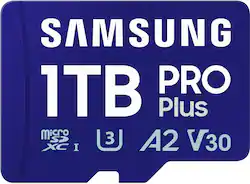 Samsung - Pro Plus 1 TB microSDXC Memory Card - Front_Zoom