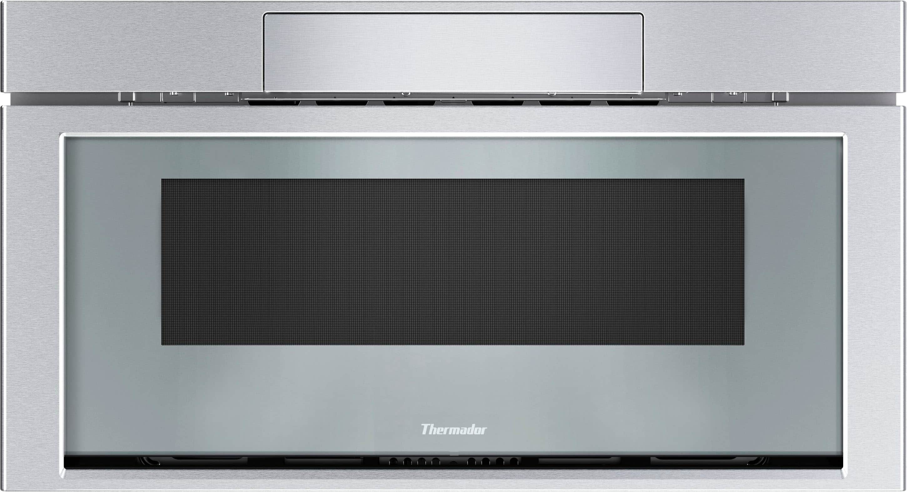 Front. Thermador - Masterpiece and Professional Series 1.2 Cu. Ft. Smart Microwave Drawer with Sensor Cooking Controls - Stainless Steel.