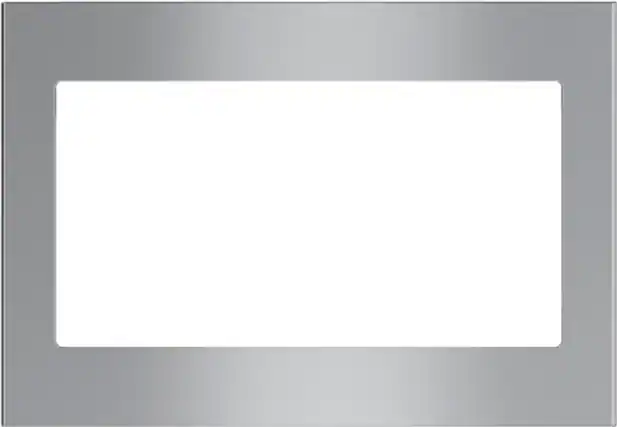 Front. Thermador - 30" Trim Kit for MBCS Microwave - Stainless Steel.