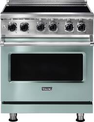 Viking - 5 Series 4.7 Cu. Ft. Freestanding Electric Induction Range - Splash - Front_Zoom