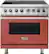 Front. Viking - 5 Series 5.6 Cu. Ft. Freestanding Electric Induction Range - Spiced Cider.