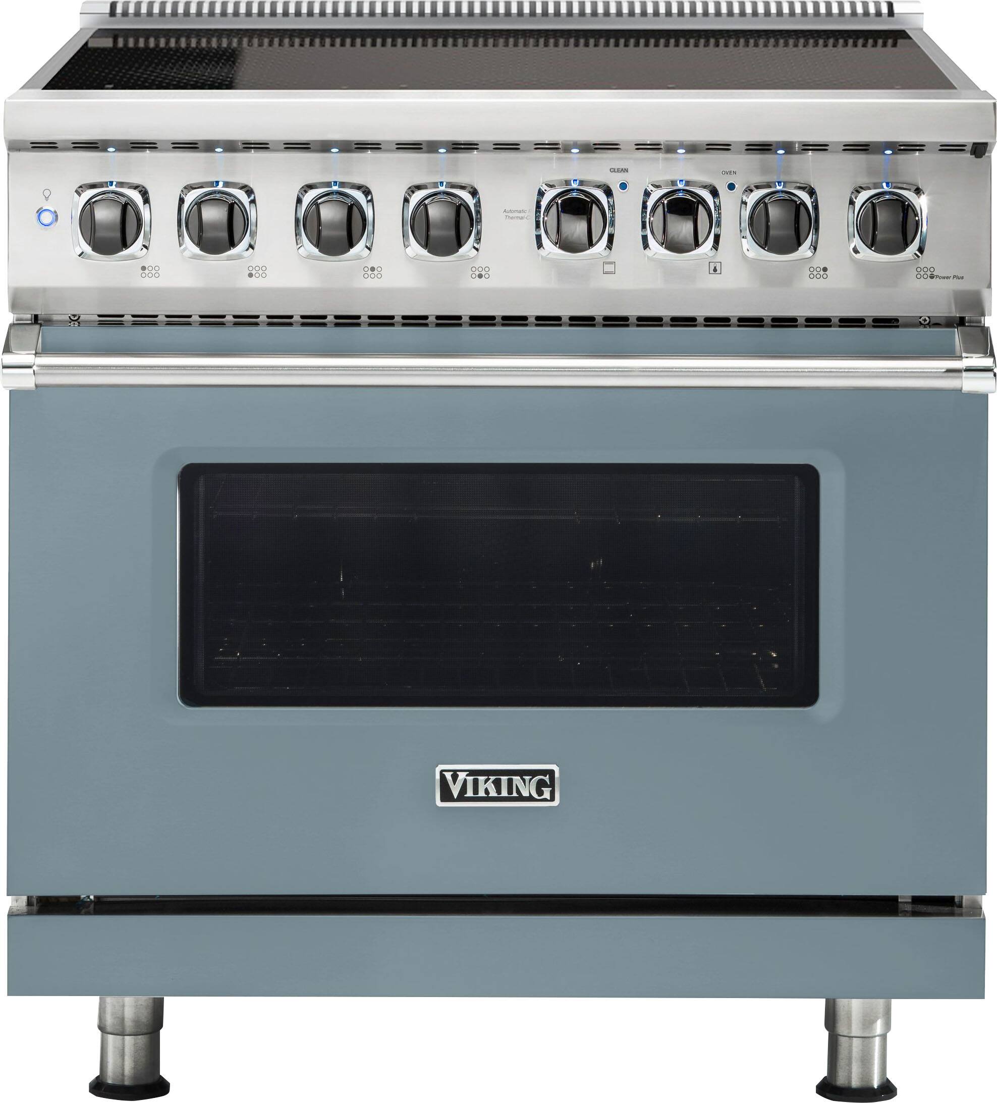 Viking - 5 Series 5.6 Cu. Ft. Freestanding Electric Induction Range - November Sky