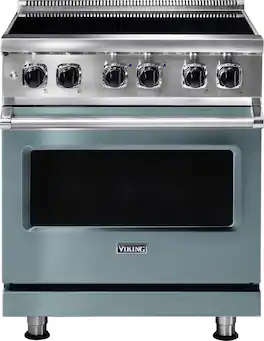 Viking - 5 Series 4.7 Cu. Ft. Freestanding Electric Induction Range - November Sky