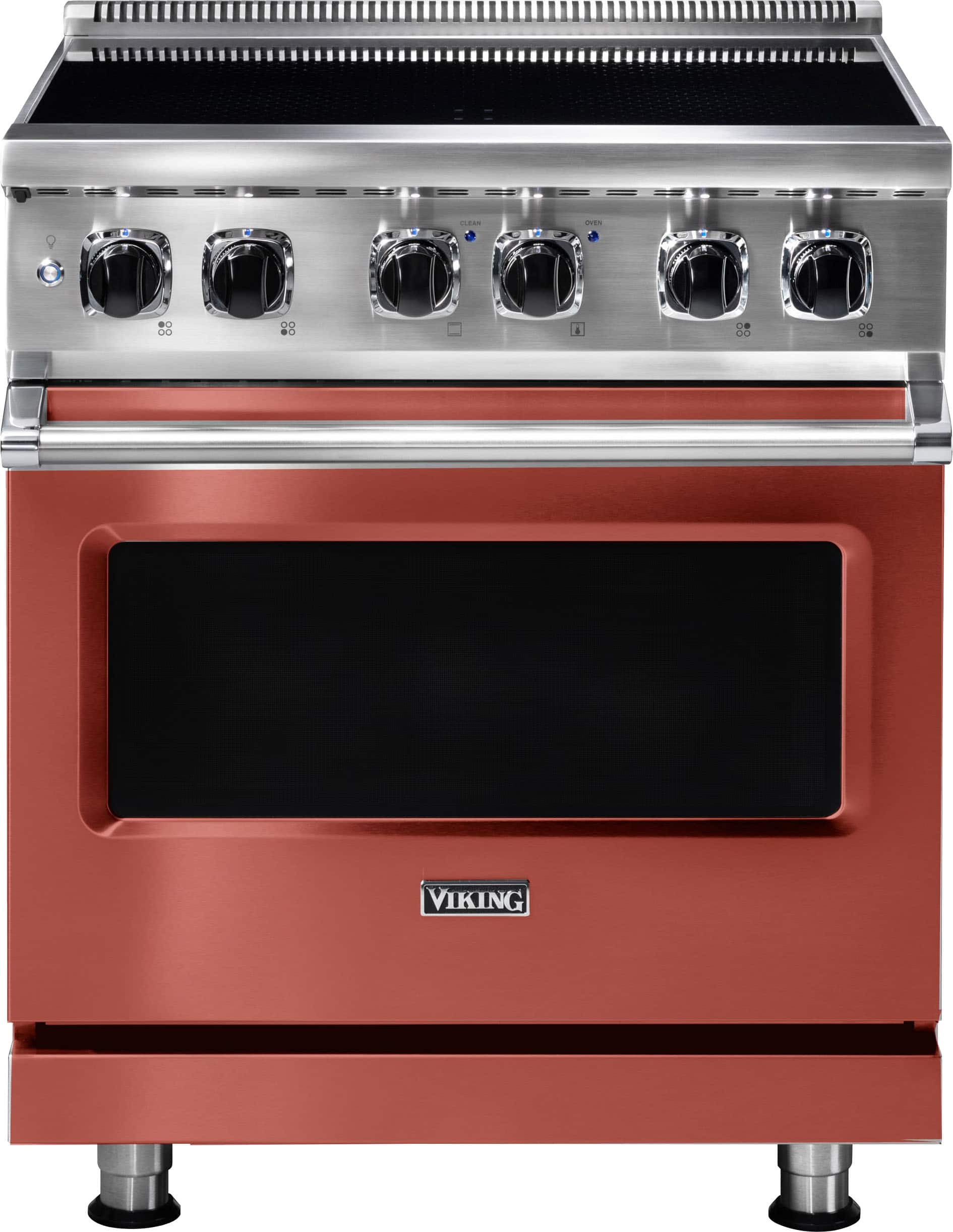 Viking - 5 Series 4.7 Cu. Ft. Freestanding Electric Induction Range - Spiced Cider - Front_Zoom
