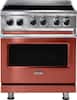 Front. Viking - 5 Series 4.7 Cu. Ft. Freestanding Electric Induction Range - Spiced Cider.