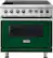 Front. Viking - 5 Series 5.6 Cu. Ft. Freestanding Electric Induction Range - Ivy.