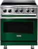 Front. Viking - 5 Series 4.7 Cu. Ft. Freestanding Electric Induction Range - Ivy.