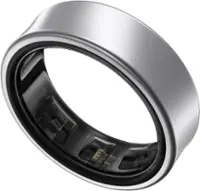 Samsung - Galaxy Ring – Size Before You Buy – Size 9 - Titanium Silver - Front_Zoom